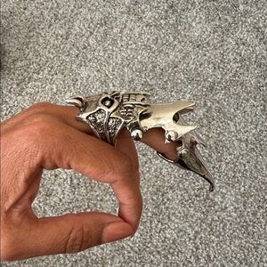 Metal Dragon Claw Ring.